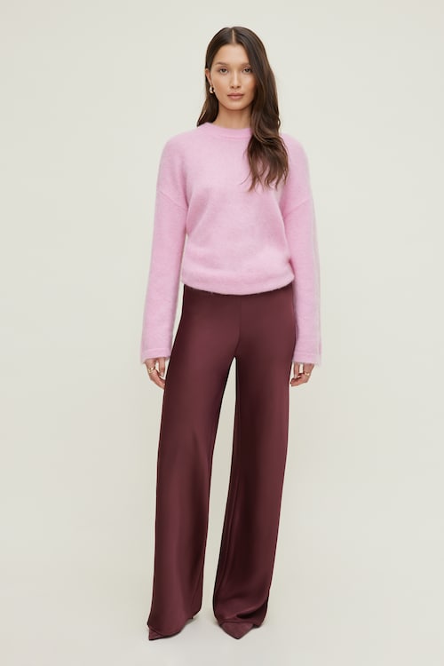 Izzy Wide Leg Satin Pants