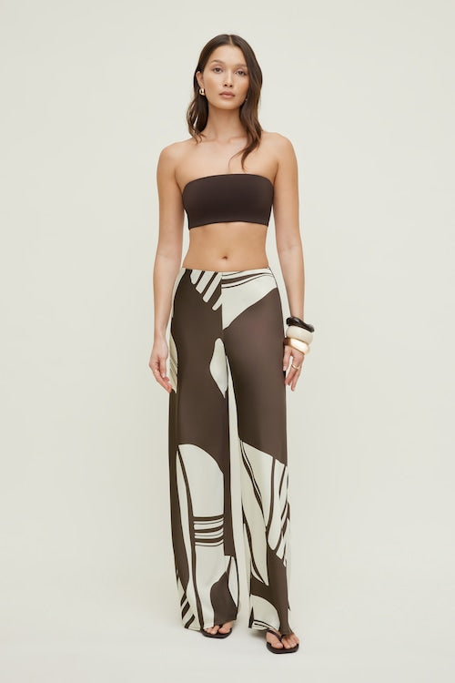 Izzy Wide Leg Satin Pants