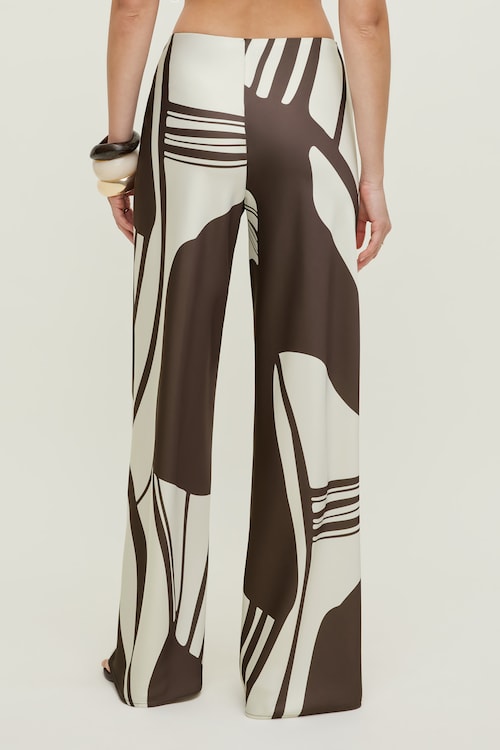 Izzy Wide Leg Satin Pants