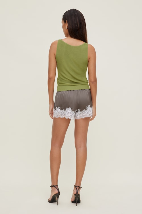 Lace Satin Shorts