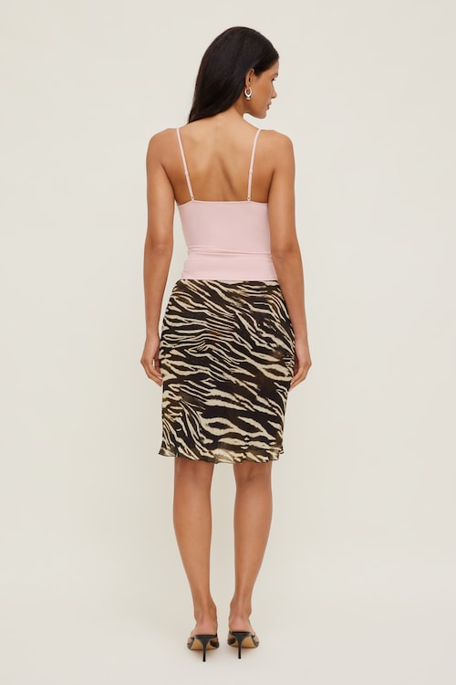Georgette Midi Skirt