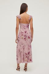 Floral Ruffle Maxi Dress