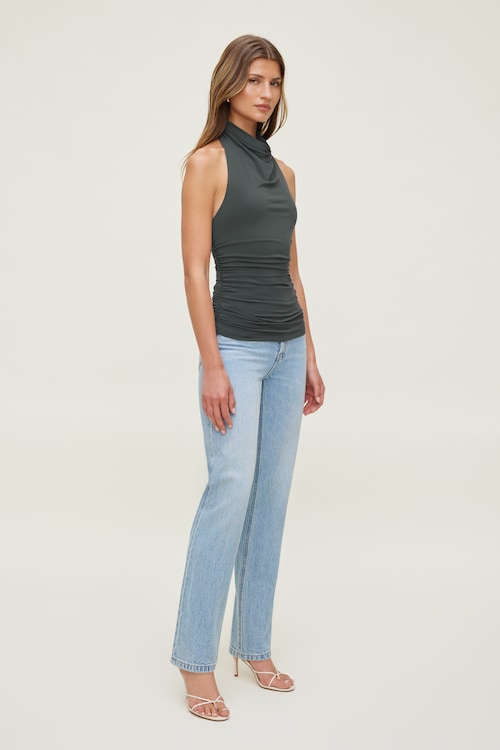 Bry Mesh Halter Top