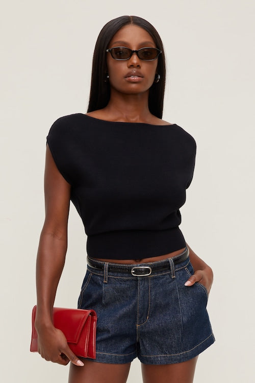 Aria Boat Neck Sweater 