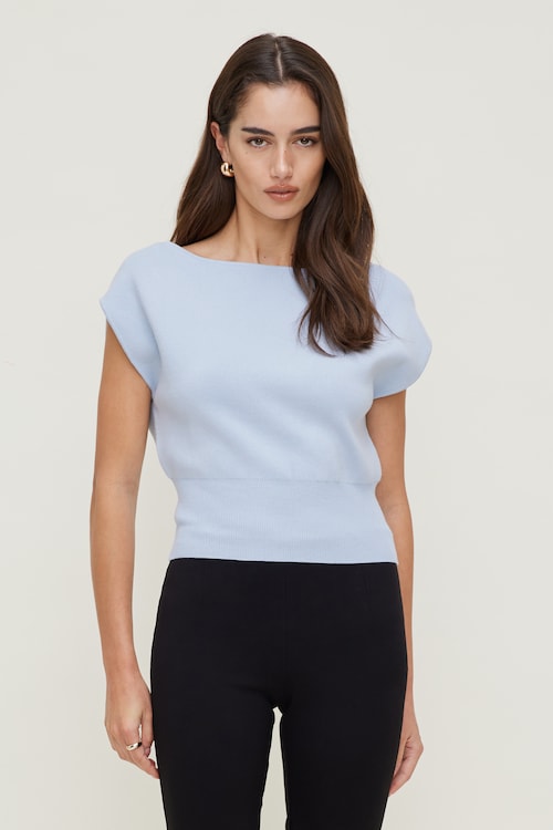 Aria Boat Neck Sweater 