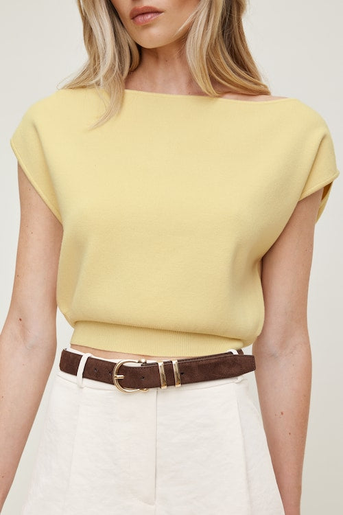 Aria Boat Neck Sweater 