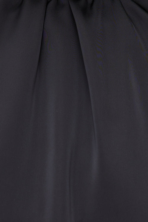 Paloma Bubble Satin Halter Blouse