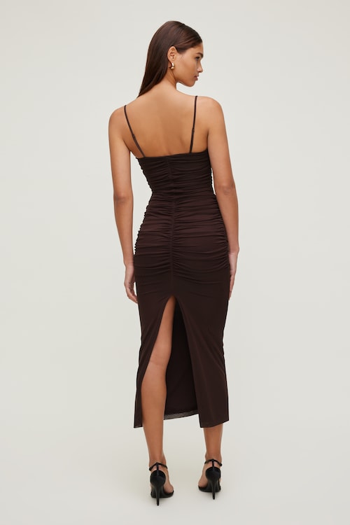 Mona Jacquard Midi Dress