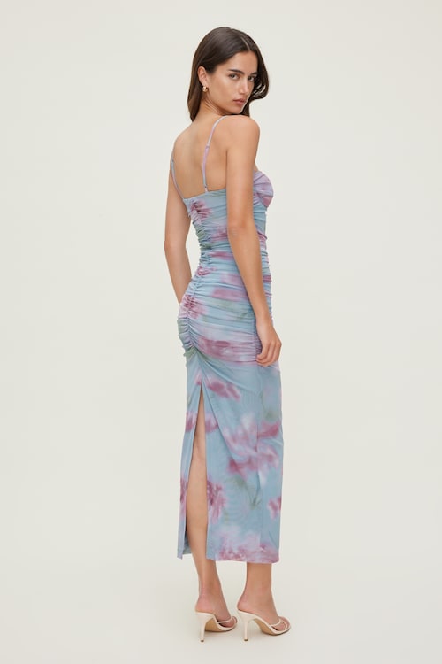 Mona Jacquard Midi Dress