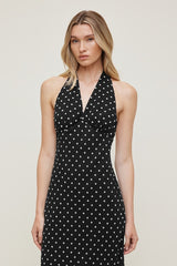 Elena Halter Midi Dress