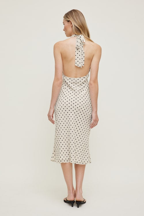 Elena Halter Midi Dress