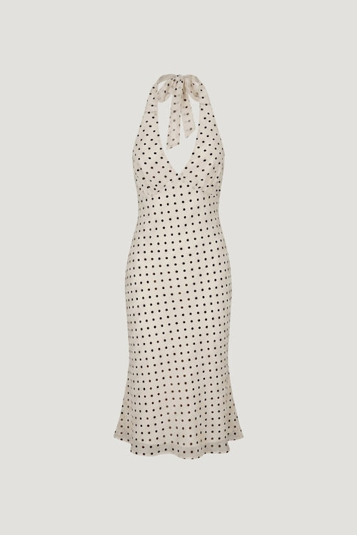 Elena Halter Midi Dress