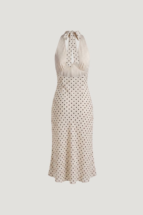 Elena Halter Midi Dress