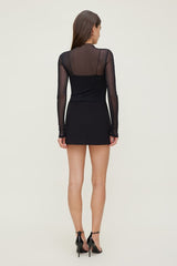 Sheer Layered Mesh Cami Bodysuit
