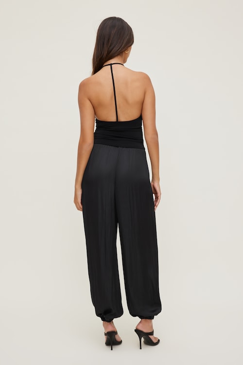 Satin Balloon Pants