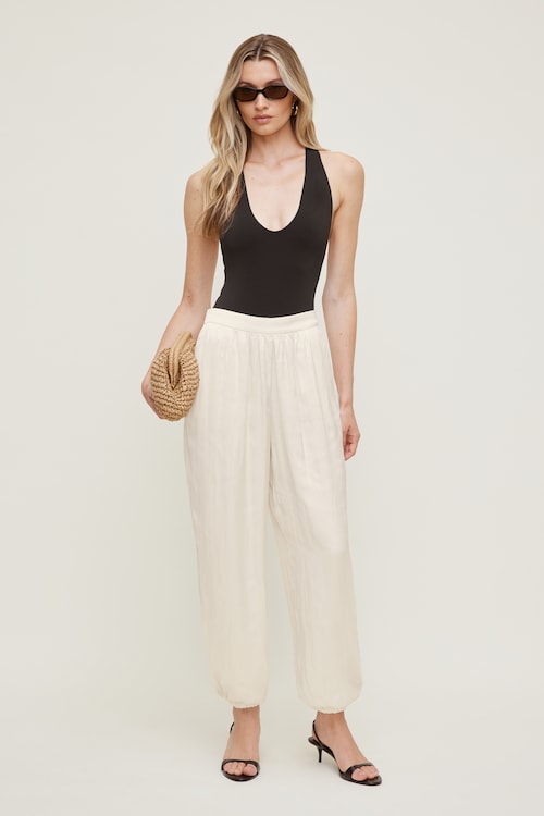 Satin Balloon Pants