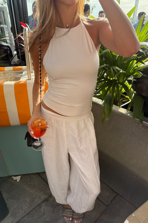 Satin Balloon Pants