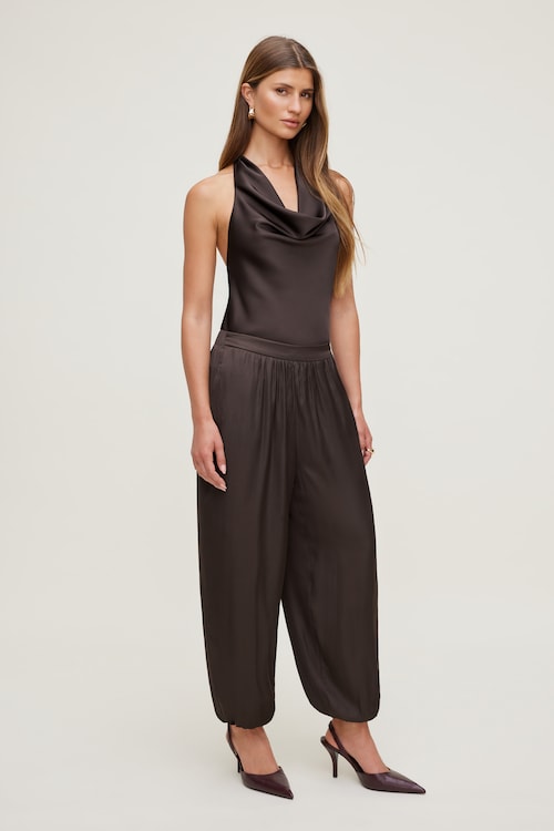 Satin Balloon Pants