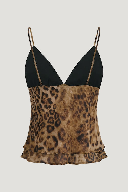 Plunge Babydoll Tank Top