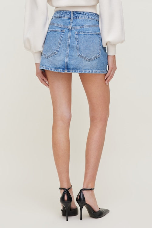 Gia Denim Mini Skort