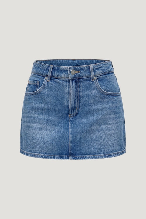 Gia Denim Mini Skort