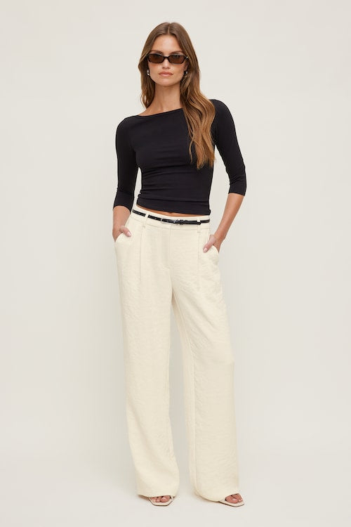 Alex Pinstripe Wide Leg Pants