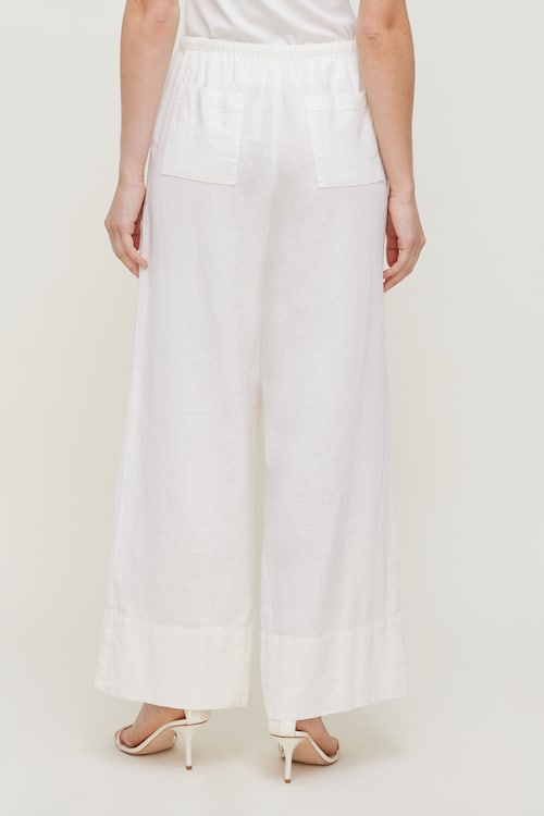 Leo Linen Wide Leg Pants