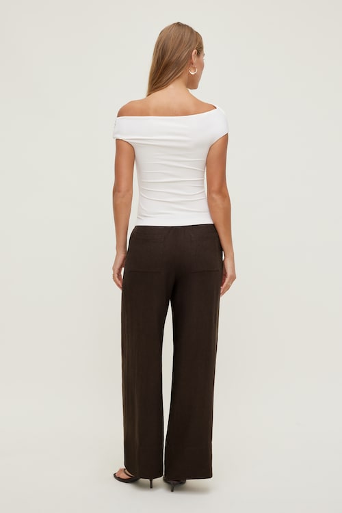 Leo Linen Wide Leg Pants