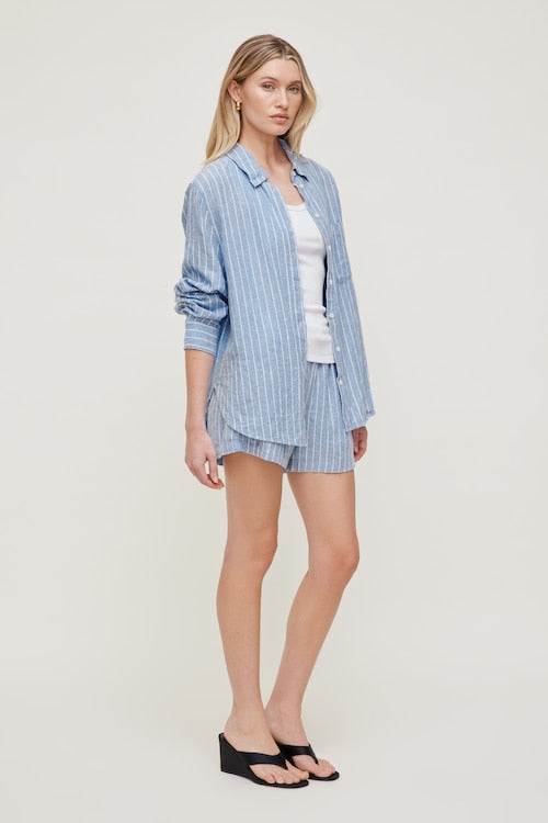 Linen Pull On Shorts