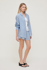 Linen Pull On Shorts