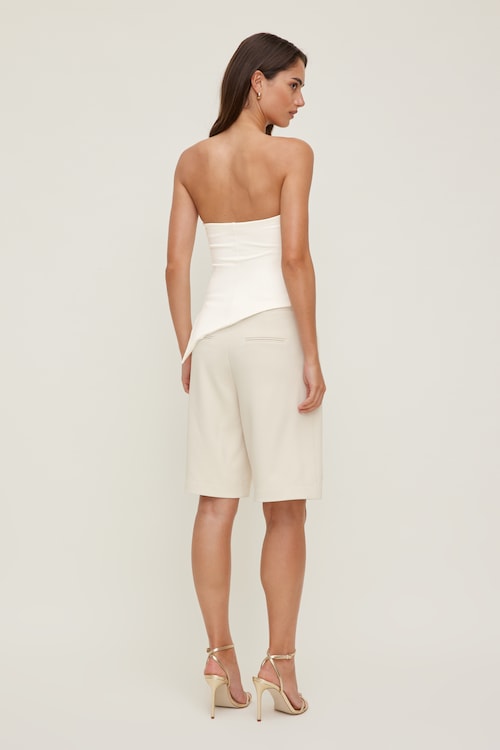 Mid Rise Bermuda Shorts
