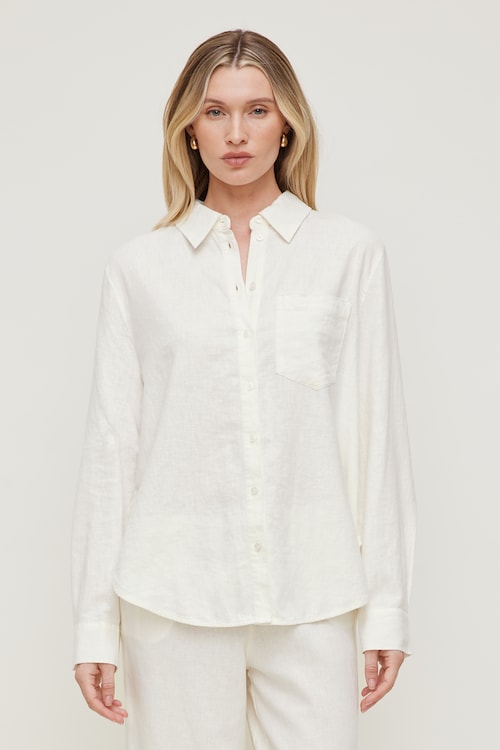 Isla Oversized Linen Shirt