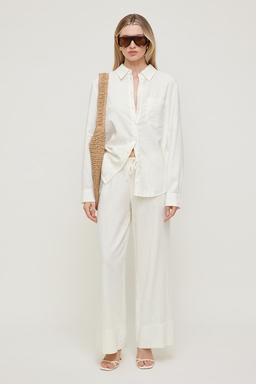 Isla Oversized Linen Shirt