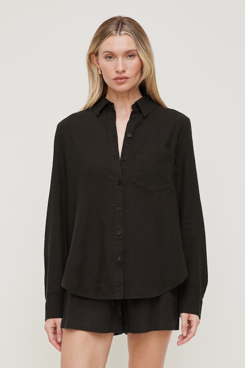 Isla Oversized Linen Shirt