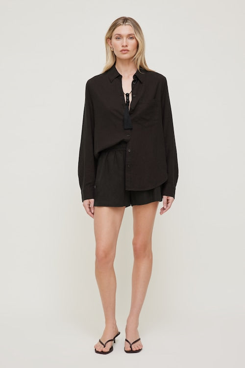 Isla Oversized Linen Shirt