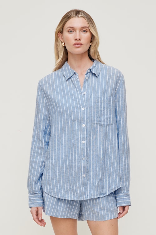 Isla Oversized Linen Shirt