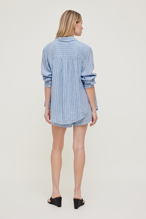 Isla Oversized Linen Shirt