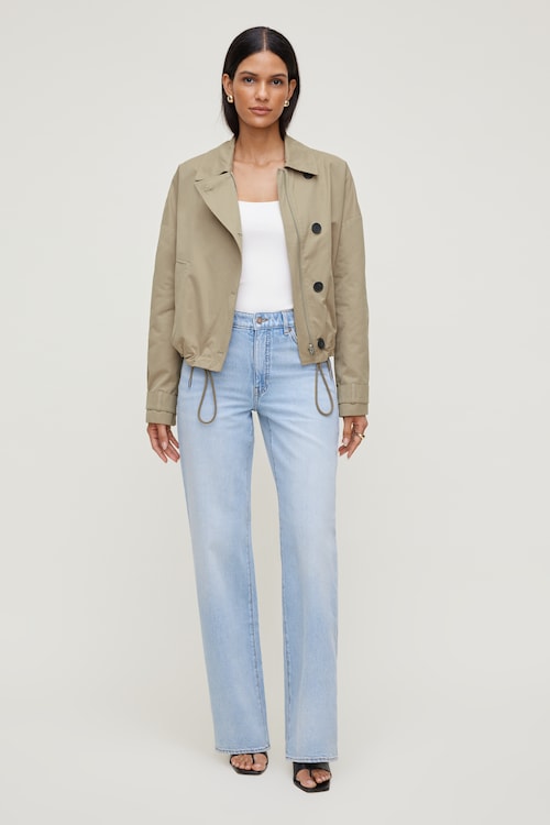 Heidi Stretch High Rise Wide Leg Jeans