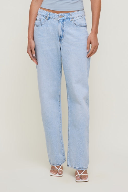 Mika Mid Rise Relaxed Straight Leg Jeans