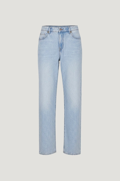 Mika Mid Rise Relaxed Straight Leg Jeans