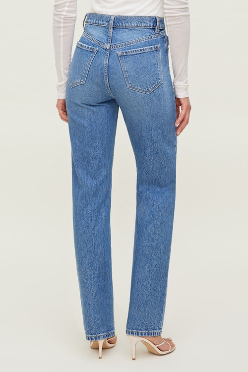 Olivia Comfort High Rise Straight Leg Jeans