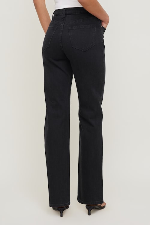 Olivia Comfort High Rise Straight Leg Jeans