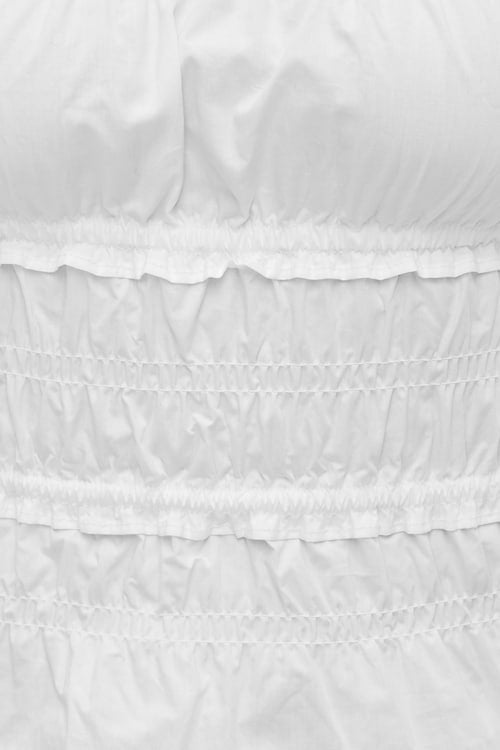 Smocked Poplin Cami Top