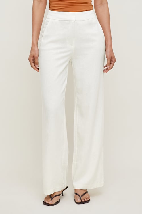 Yasmin Linen Straight Leg Pants