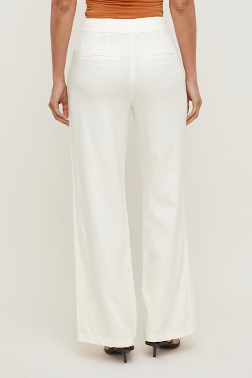Yasmin Linen Straight Leg Pants