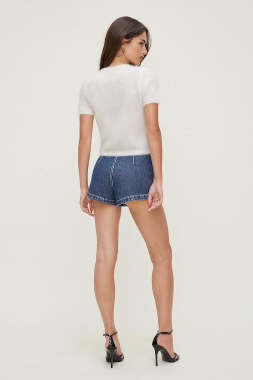 Eliana High Rise Jean Shorts