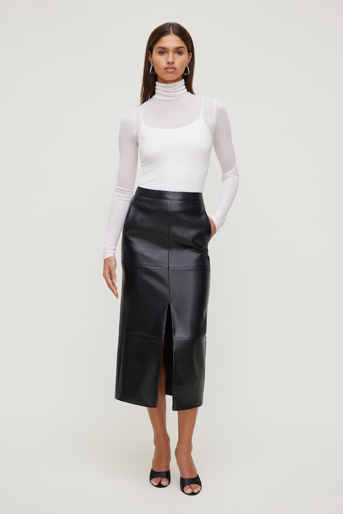 Sheer Layered Cami and Turtleneck