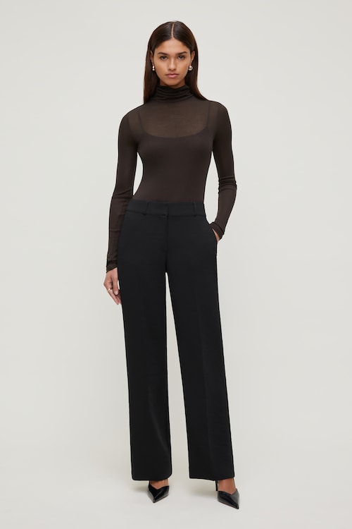Sheer Layered Cami and Turtleneck