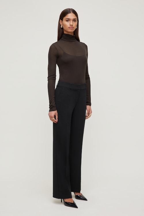 Sheer Layered Cami and Turtleneck