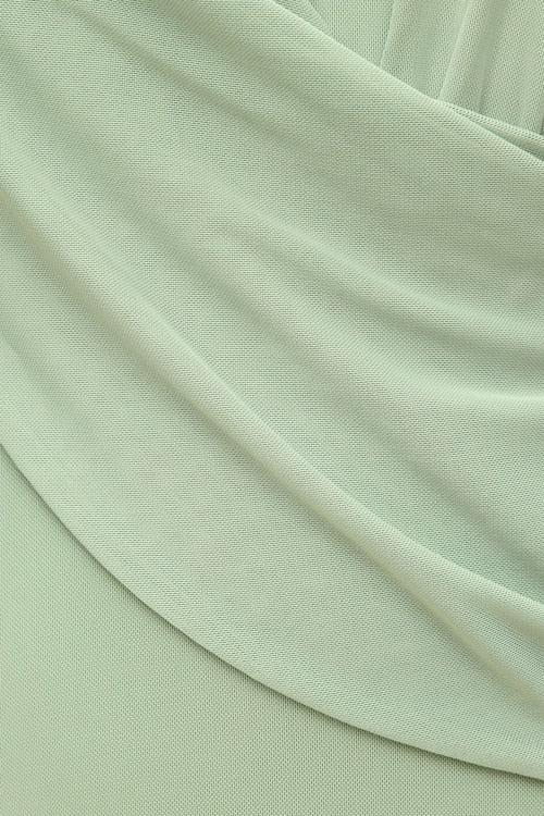 Plunge Mesh Maxi Dress